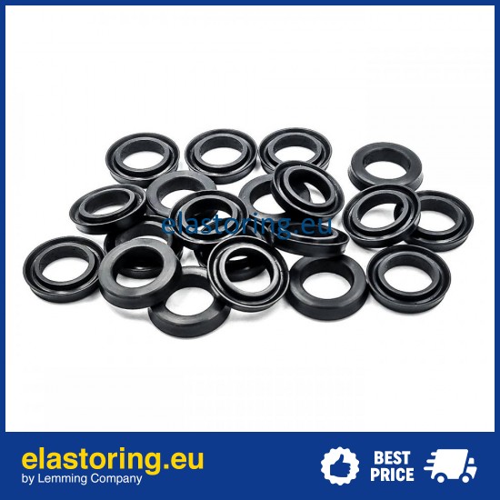 Piston seal PS01 12,8x20x4,5u NBR FORM70A [DDE079/1]